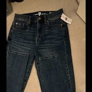 NWT 7 for all mankind skinny’s size 24